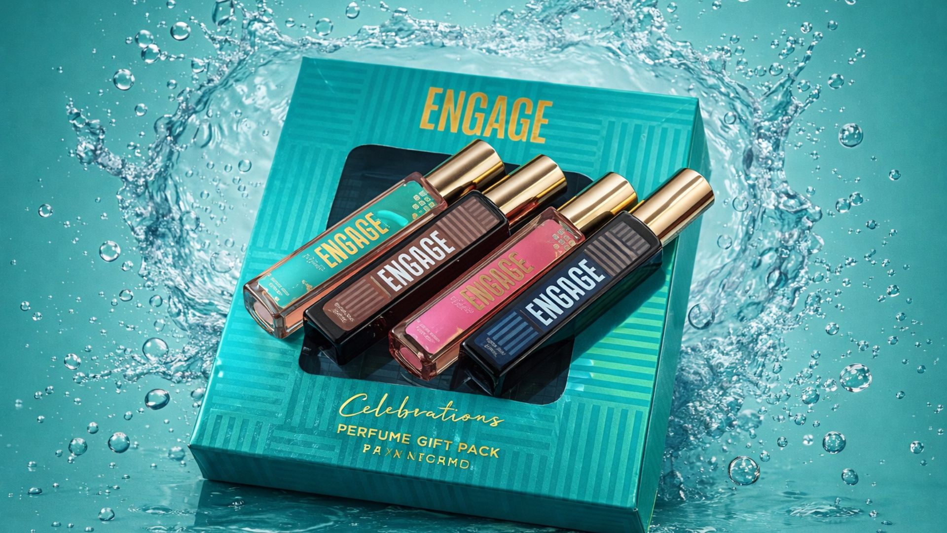 Engage Celebrations Long Lasting Perfume 4 Pack Combo Gift Set 100ml (For Men & Women)