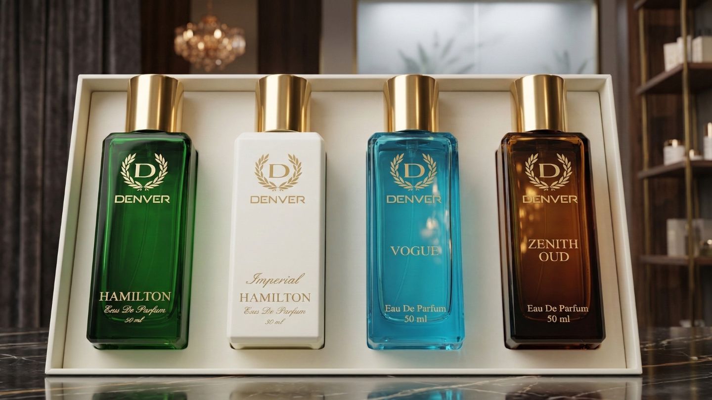 Denver Luxury Collection Perfume 4 Pack Gift Set (For Men & Women)