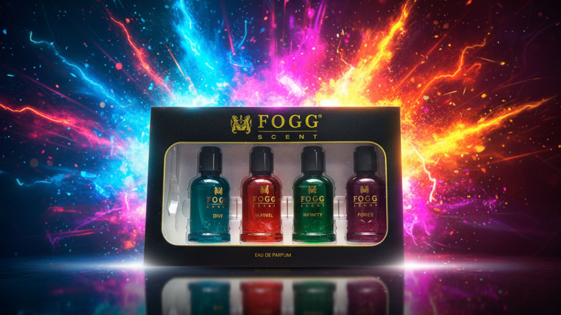 Fogg Premium Perfume 4 Pack Combo Gift Set 120 ml (For Men & Women)